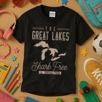The Great Lakes Shark Free Unsalted Kids T-Shirt thumb 3