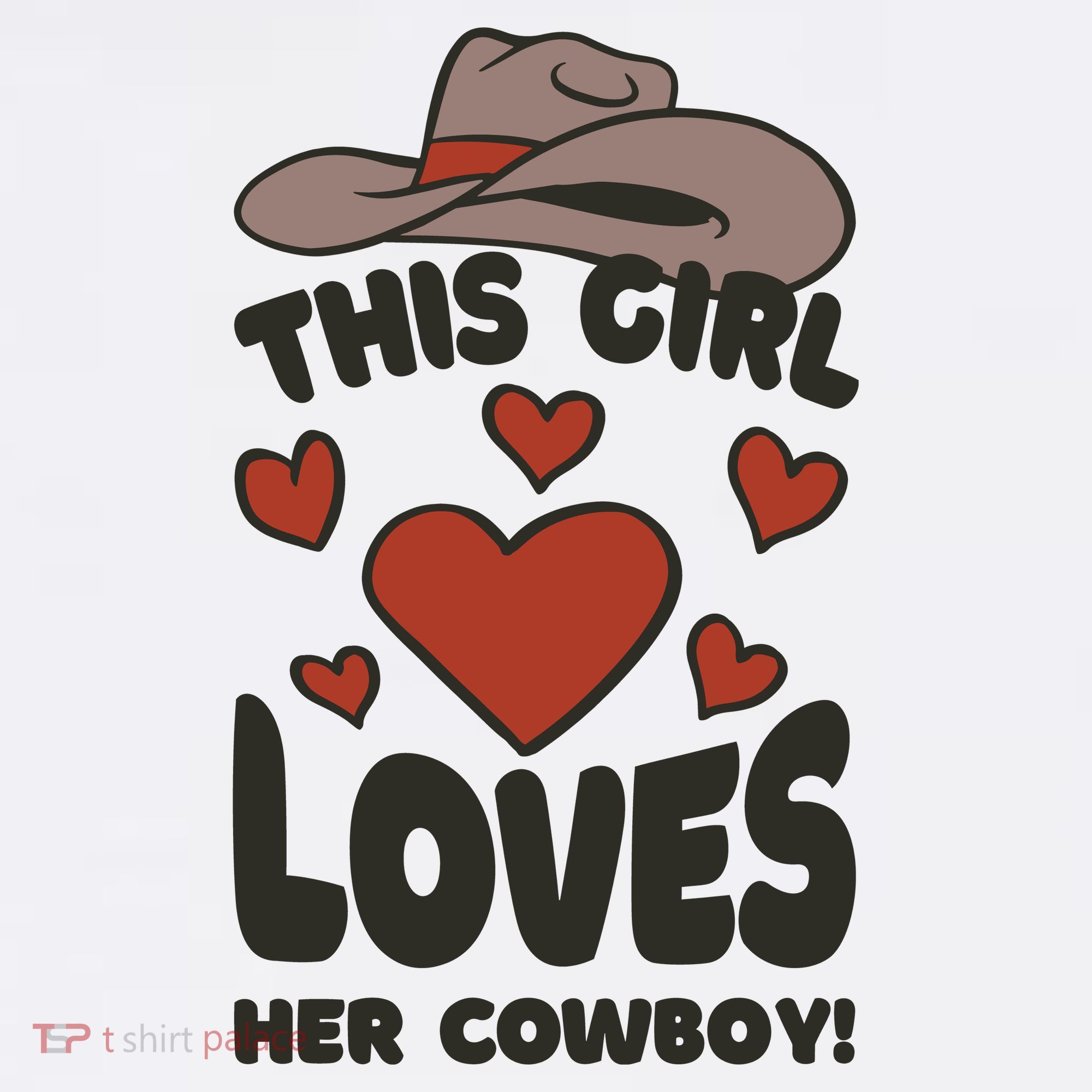 This Girl Loves Her Cowboy Cute Girlfriend Hoodie