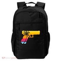 Tropical Gun Lover Firearm Beach Cute Hawaiian Gift Aloha Backpack thumb 0