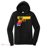 Tropical Gun Lover Firearm Beach Cute Hawaiian Gift Aloha Women's Hoodie thumb 0