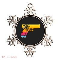 Tropical Gun Lover Firearm Beach Cute Hawaiian Gift Aloha Ornament thumb 0