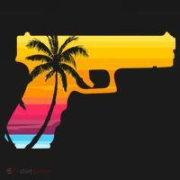 Tropical Gun Lover Firearm Beach Cute Hawaiian Gift Aloha Visor thumb 3