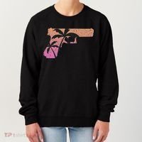 Tropical Gun Lover Firearm Beach Cute Hawaiian Gift Aloha Women's Sweatshirt thumb 0