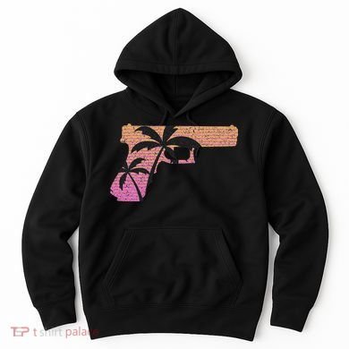 Tropical Gun Lover Firearm Beach Cute Hawaiian Gift Aloha Hoodie