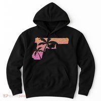 Tropical Gun Lover Firearm Beach Cute Hawaiian Gift Aloha Hoodie thumb 0