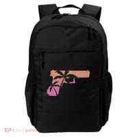 Tropical Gun Lover Firearm Beach Cute Hawaiian Gift Aloha Backpack thumb 0