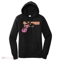 Tropical Gun Lover Firearm Beach Cute Hawaiian Gift Aloha Women's Hoodie thumb 0