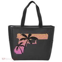 Tropical Gun Lover Firearm Beach Cute Hawaiian Gift Aloha Tote Bag thumb 0