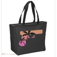 Tropical Gun Lover Firearm Beach Cute Hawaiian Gift Aloha Tote Bag thumb 2