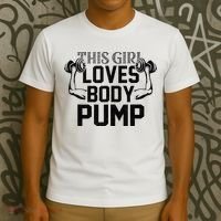 This Girl Love Body Pump Women Funny Weightlifting T-Shirt thumb 3