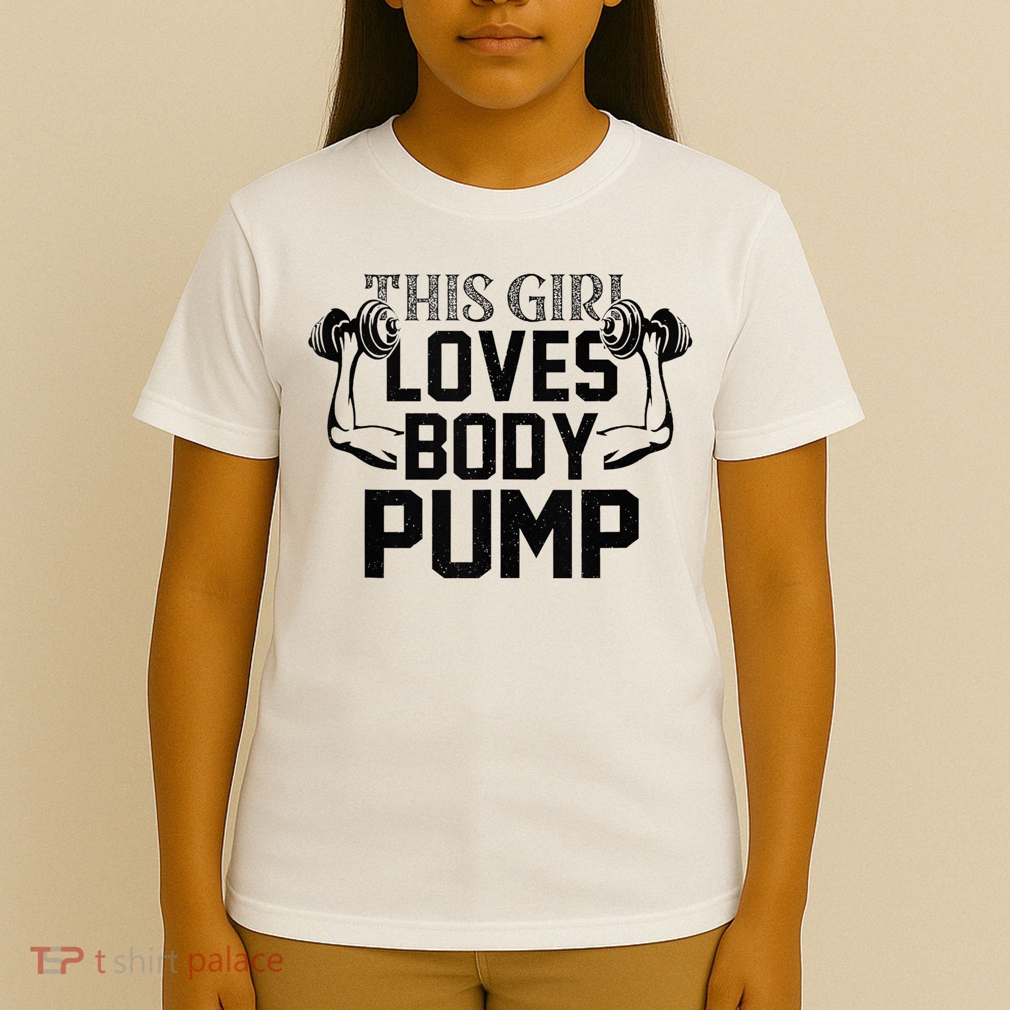 This Girl Love Body Pump Women Funny Weightlifting T-Shirt