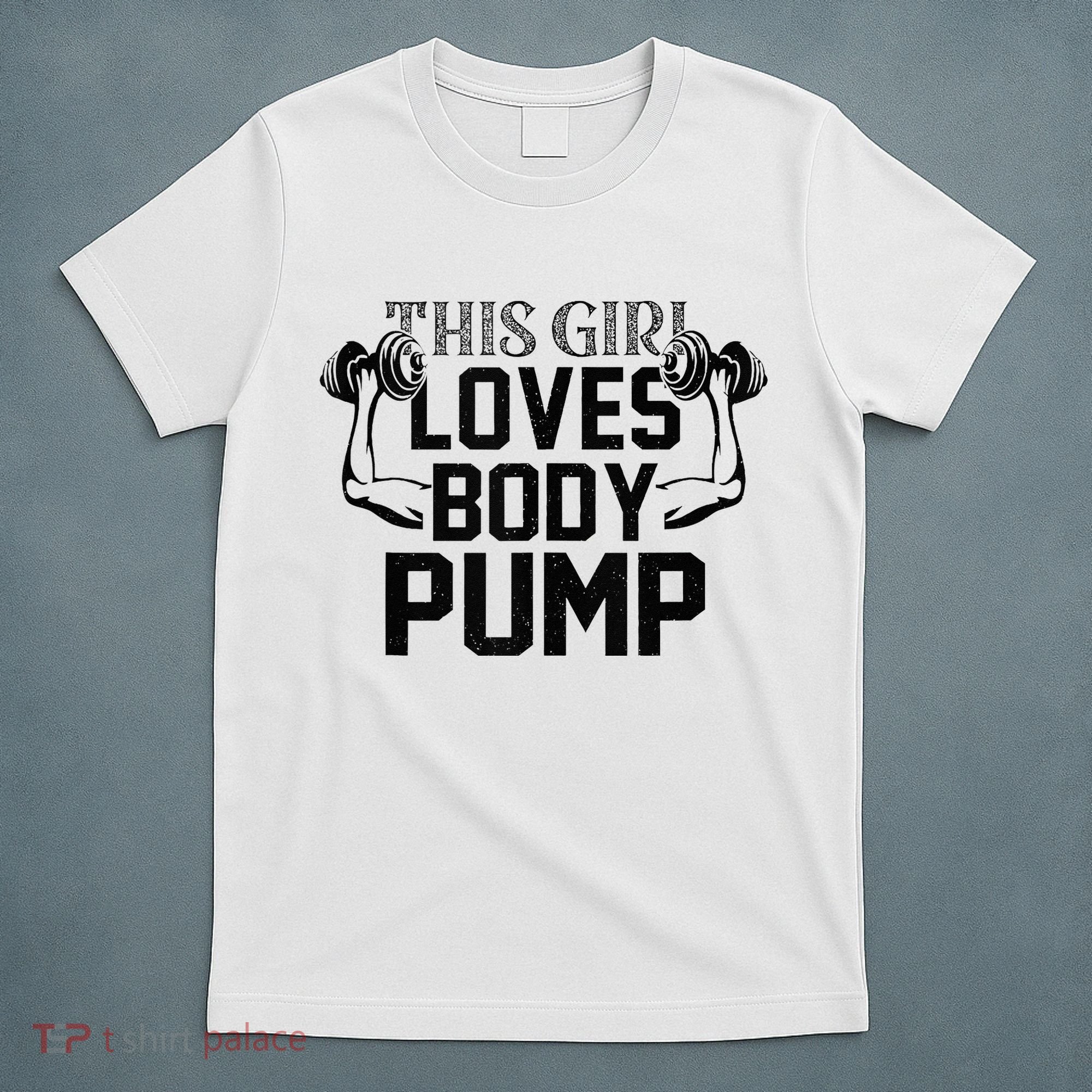 This Girl Love Body Pump Women Funny Weightlifting T-Shirt