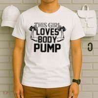 This Girl Love Body Pump Women Funny Weightlifting T-Shirt thumb 6