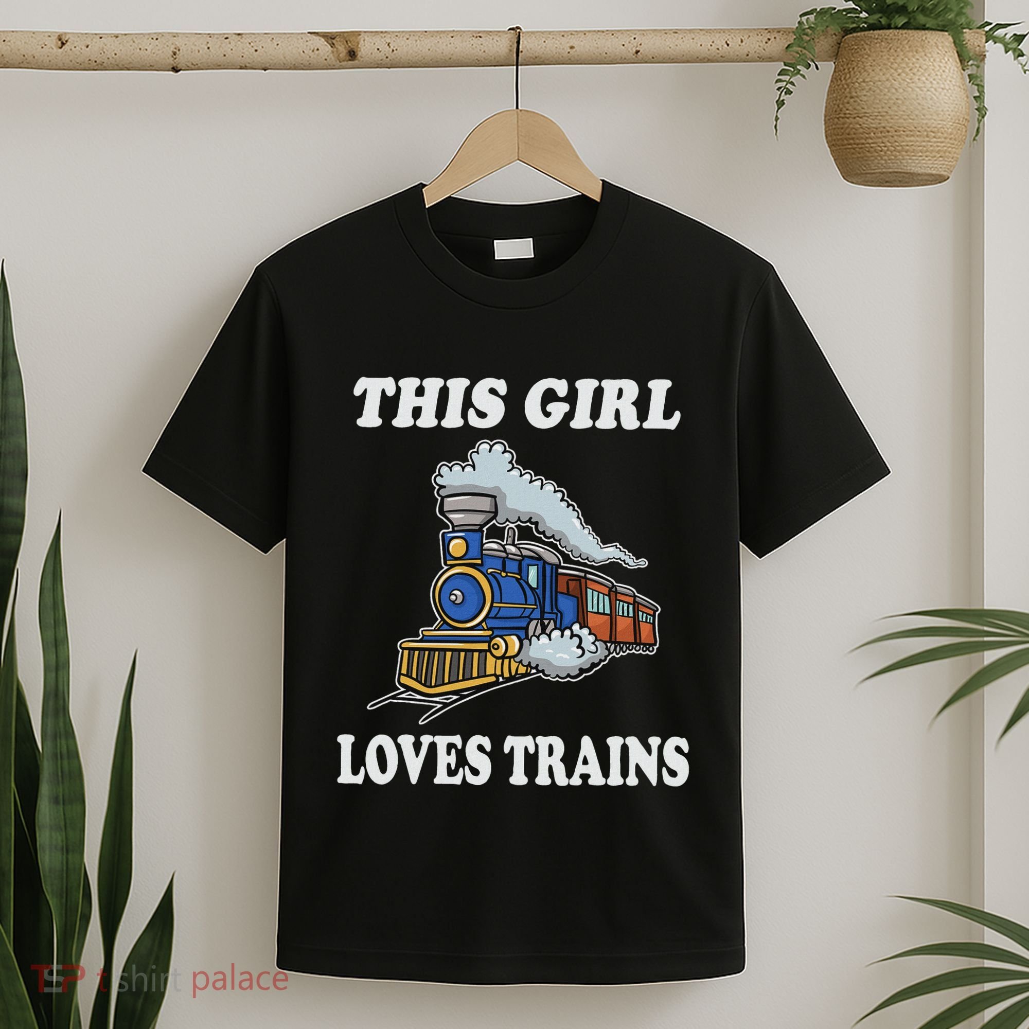 This Girl Loves Trains Train Lover T-Shirt