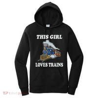 This Girl Loves Trains Train Lover Women's Hoodie thumb 0