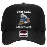This Girl Loves Trains Train Lover Hat thumb 0