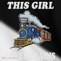 This Girl Loves Trains Train Lover Toddler Fine Jersey T-Shirt thumb 2