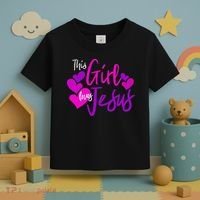 This Girl Loves Jesus Hearts Christian  Toddler T-Shirt thumb 3