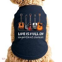 Top Guitar Life Is Full Of Important Choices Doggie Tank thumb 0