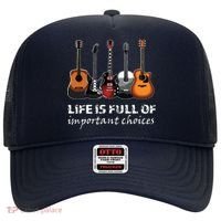 Top Guitar Life Is Full Of Important Choices Hat thumb 0