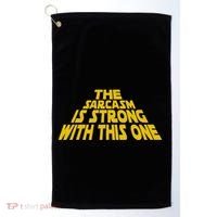 The Great Lakes Map Retro Golf Towel thumb 0