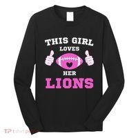 This Girl Loves Her Lions Pinky Leopard Long Sleeve Shirt thumb 0