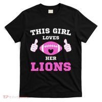 This Girl Loves Her Lions Pinky Leopard T-Shirt thumb 0