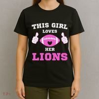 This Girl Loves Her Lions Pinky Leopard T-Shirt thumb 4