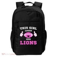 This Girl Loves Her Lions Pinky Leopard Backpack thumb 0