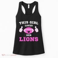 This Girl Loves Her Lions Pinky Leopard Women's Tank Top thumb 0