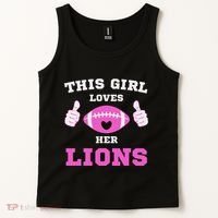 This Girl Loves Her Lions Pinky Leopard Tank Top thumb 2