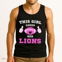 This Girl Loves Her Lions Pinky Leopard Tank Top thumb 3