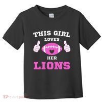 This Girl Loves Her Lions Pinky Leopard Toddler T-Shirt thumb 0