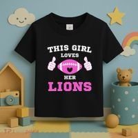 This Girl Loves Her Lions Pinky Leopard Toddler T-Shirt thumb 3