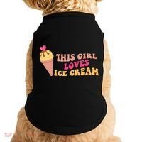 This Girl Loves Ice Cream Cute Gift Doggie Tank thumb 0