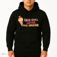 This Girl Loves Ice Cream Cute Gift Hoodie thumb 2