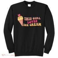 This Girl Loves Ice Cream Cute Gift Sweatshirt thumb 0