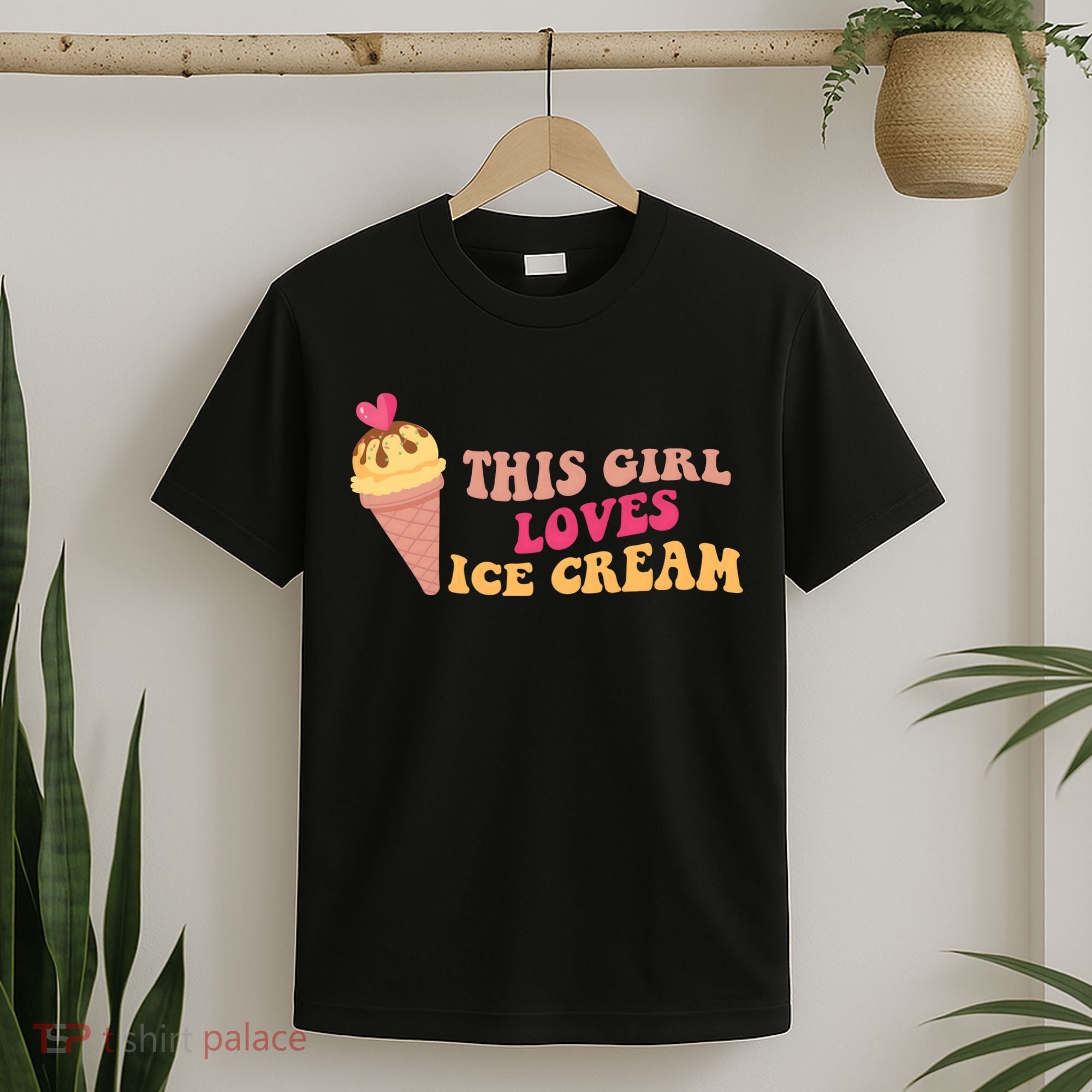 This Girl Loves Ice Cream Cute Gift T-Shirt
