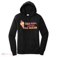 This Girl Loves Ice Cream Cute Gift Women's Hoodie thumb 0