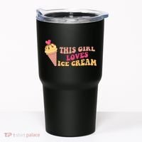 This Girl Loves Ice Cream Cute Gift Tumbler thumb 0