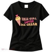 This Girl Loves Ice Cream Cute Gift Women's T-Shirt thumb 0