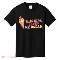 This Girl Loves Ice Cream Cute Gift Kids T-Shirt thumb 0