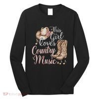 This Girl Loves Country Music Long Sleeve Shirt thumb 0