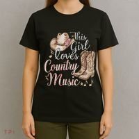 This Girl Loves Country Music T-Shirt thumb 4