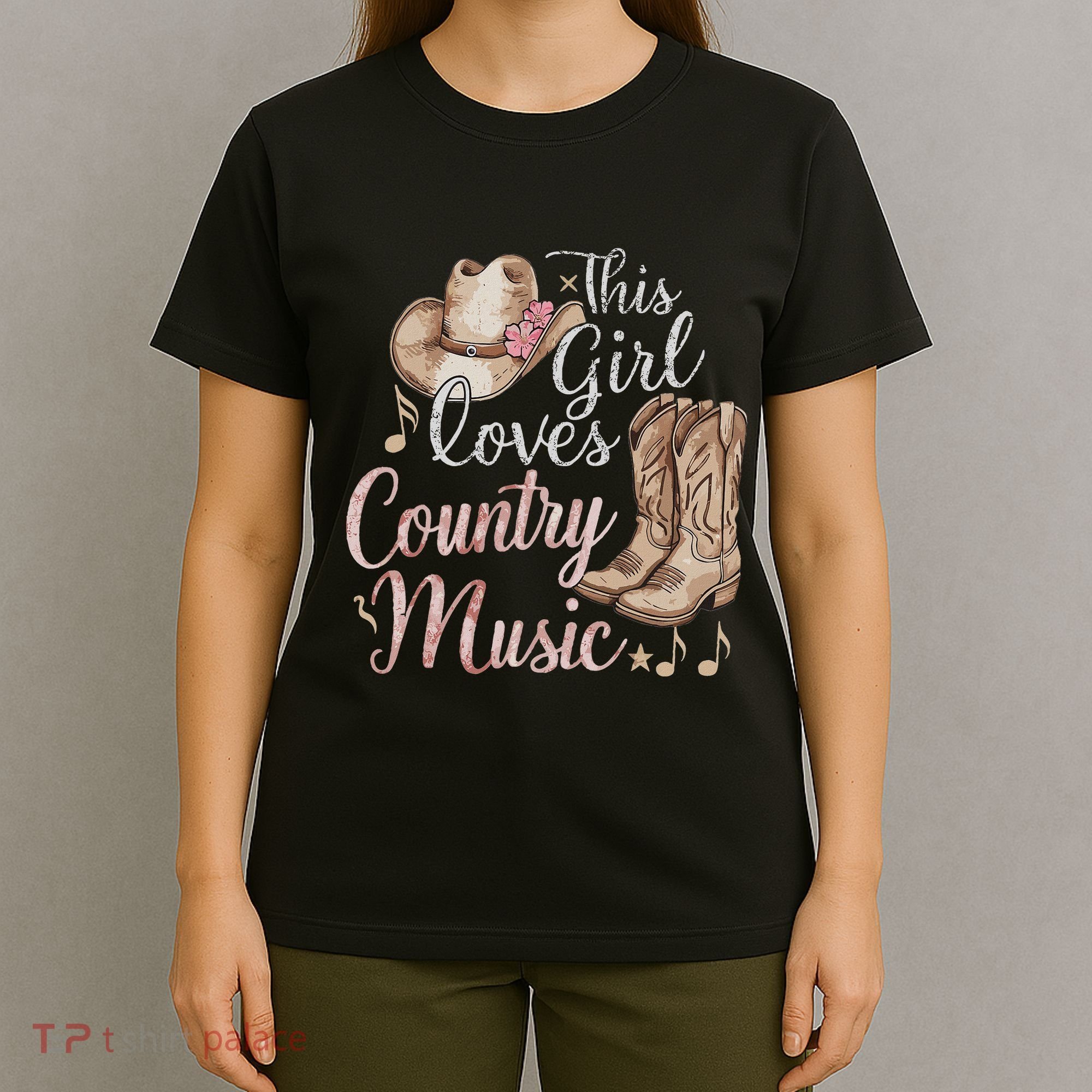 This Girl Loves Country Music T-Shirt
