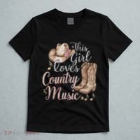 This Girl Loves Country Music T-Shirt thumb 5