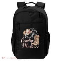 This Girl Loves Country Music Backpack thumb 0