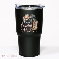 This Girl Loves Country Music Tumbler thumb 0