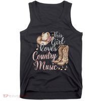 This Girl Loves Country Music Tank Top thumb 0