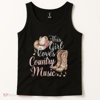 This Girl Loves Country Music Tank Top thumb 2
